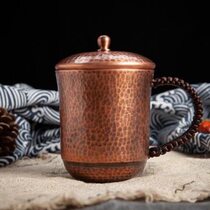 Summit Copper Cup Copper Tea Cup Pure Copper Handmade Thickened Copper Cup Personalized Household Tea Cup Tea Jar