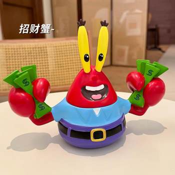 Plums are ripe. the boss of crabs is rich ornaments. the opening of gifts and gifts for colleagues and friends. the housewarming gift accessories storage box