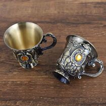 Nordic Metal Vintage Small Goblet Home Creative W