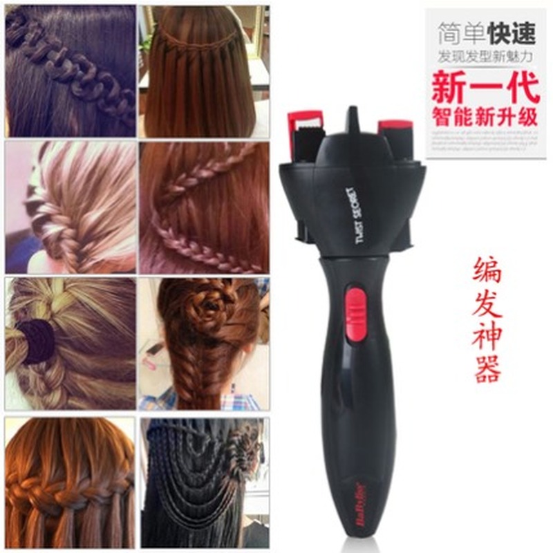 女性と子供のための高速自動スタイリング編み機、ムカデ編みヘア編み機、ツイストフィッシュボーンヘアアーティファクト