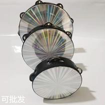 Customized laser single row tambourine beat drum Orff musical instrument dance performance drum 6 inches 8 inches 10 inches laser tambourine