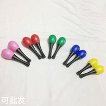 Customized early education teaching aids plastic maracas egg maracas sand eggs childrens percussion instruments toy maracas childrens sand