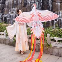New Internet celebrity Chinese style and national trend beautiful Phoenix blue bird high-looking kite breeze easy to fly adult large kite