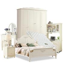 Bedroom furniture combination set whole house double bed wedding single bed childrens room wardrobe home master bed