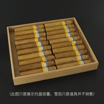 便携式雪松木雪茄托盘醇香雪茄柜层架雪茄盒支架雪茄剪保湿盒配件