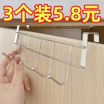 Dormitory upper bunk hook bedside small hanging rack behind the wardrobe door clothes bag hat storage artifact bedside hanging clothes hanger