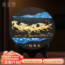 Wo sheng Hall 8 Jun Majestic Wind Horse Swing office Decorative Pendulum of Activated Charcoal Charcoal Sculptures Crafts Business courtesy Genesis