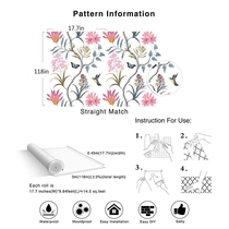 Sufa Floral Peel Wallpaper Floral Vintage ContacRt Paper Deco