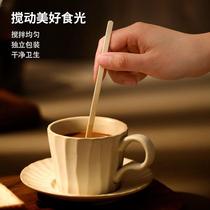Disposable Wooden Coffee Stirrers Stir Sticks