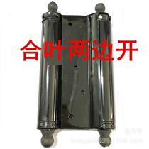 Hinges open on both sides double spring hinges wooden door hinges 180° free spring hinges inside and outside two-way automatic bar counter