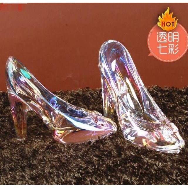 Cinderella Crystal Glass Slipper, Romantic Chinese Valentine's Day Gift for Girlfriend, Best Friend, Birthday Home Decor, Creative Valentine's Day Gift