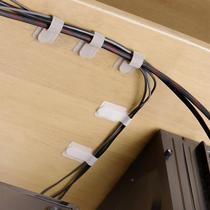 Household data cable rolling tape self-adhesive Velcro wall desktop finishing stickers wire bundling fixed nylon strong adhesive tape