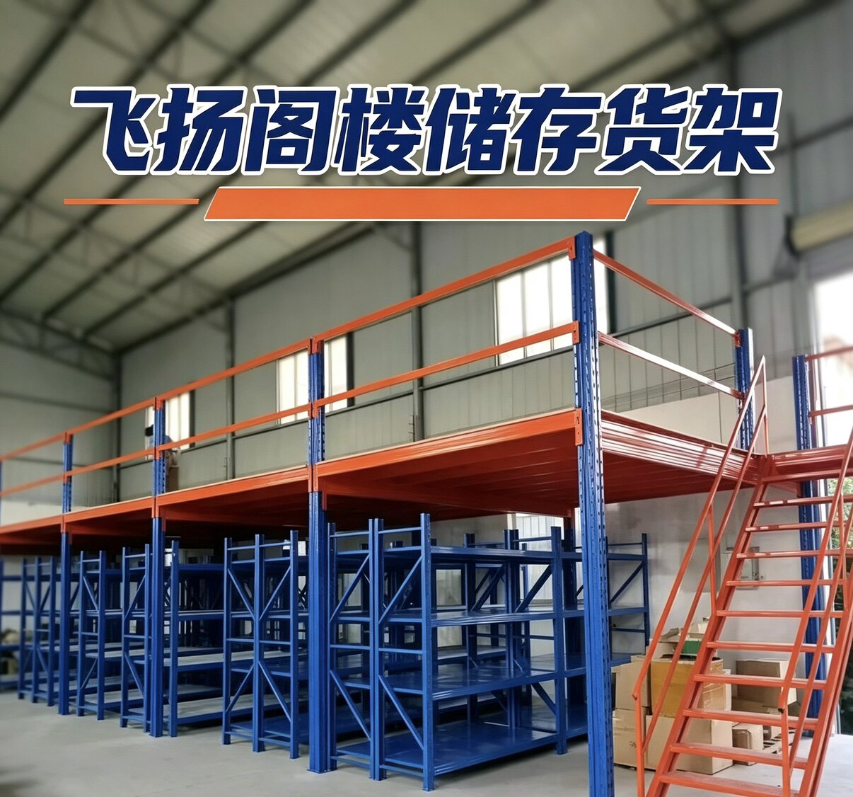 广州飞扬阁楼仓储货架厂的LOGO