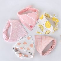Childrens new saliva towel triangular towel baby summer v childrens waist season female baby summer mouth thin section boy spitting waist