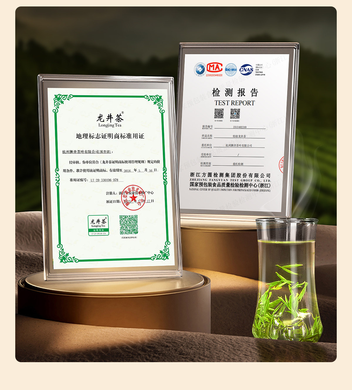 安享好物 安享B级绿茶-狮井明前 特级龙井