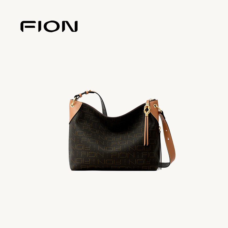 Fion Fion Ole Classic Tote Bag 2026 New Large Capacity Women's Bag Commuting Retro Single Shoulder Crossbody Bag Fion Fion Ole Classic Tote Bag 2026 New Large Capacity Women's Bag Commuting Retro Single Shoulder Crossbody Bag