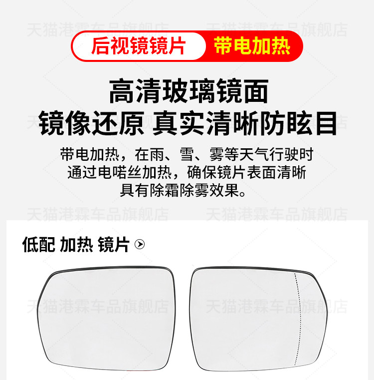 Suitable for 15-21 sharp edge reverse mirror housing rearview mirror turn signal frame lens back cover