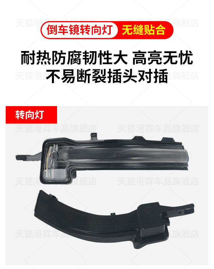 Suitable for Ford Explorer Rearview Mirror Housing 20-26 Models, Reversing Mirror Frame, Reflector Base Housing