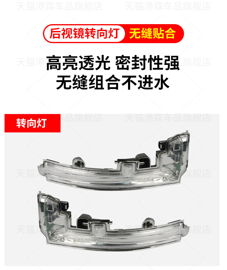 Suitable for Land Rover 14-22 Range Rover Sport Executive Rear Mirror Housing Discovery 4 5 Rear Mirror Mirror Frame Light