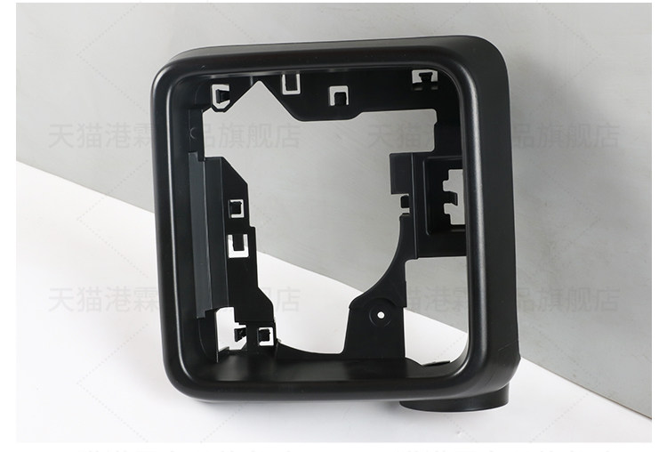 Suitable for Jeep Wrangler Rearview Mirror Housing, 18-25 Models Rearview Mirror Shell, Turn Signal Lens, Mirror Frame Cover