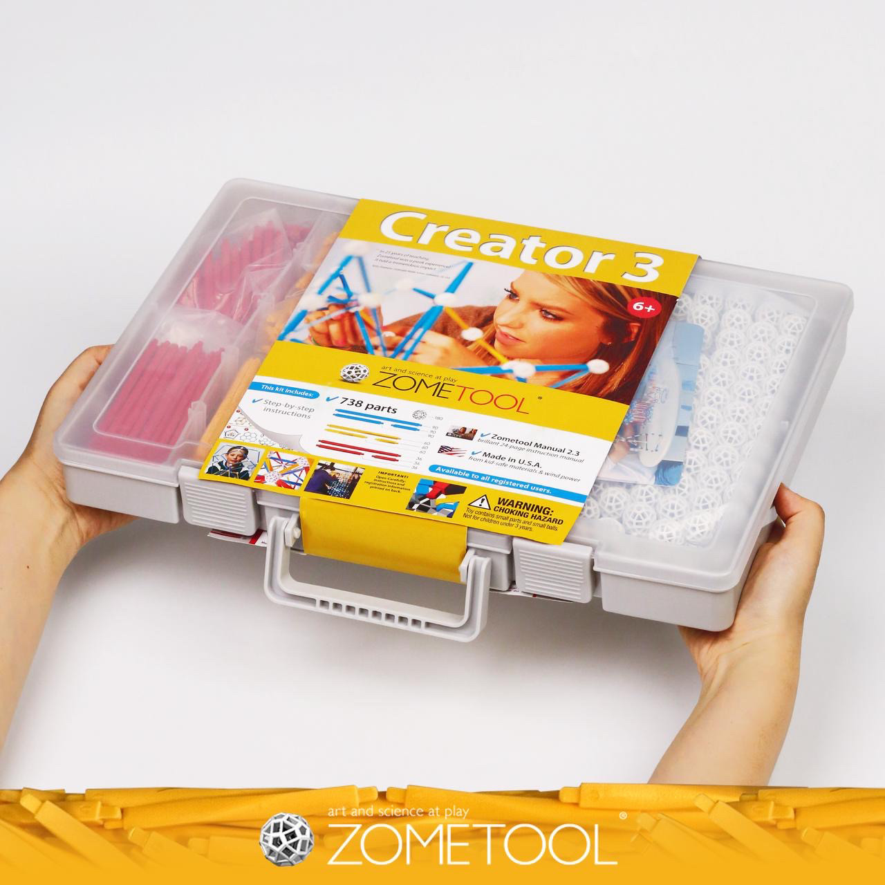 Zometool Creator3：激发孩子无限创造力的数学几何模型建构教具！-搭建建筑-淘宝好物网