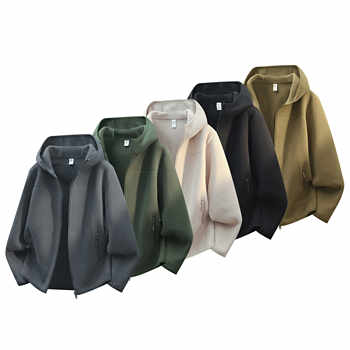 Milisen autumn and winter new hooded fleece jacket