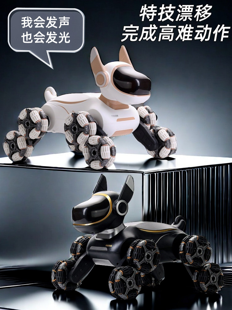 Intelligent Remote Control Robot Dog Remote Control Car Toy Children's Electric Mechanical Dog Gesture Sensing Pet Dog Gift for Boys