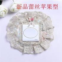 Lace fabric switch sticker switch cover single open double open with pocket mobile phone charging socket protective cover switch decorative cover
