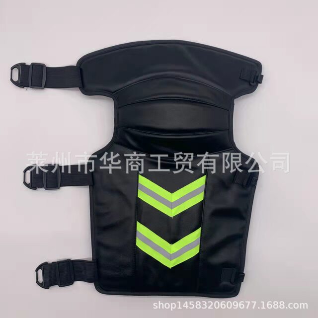 New Motorcycle Knee Pads, Long Style, Electric Vehicle Knee Pads, Thickened, Windproof, Warm, with Reflective Strips