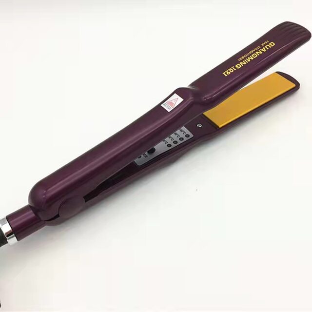 Guangming 1091 Corn Silk Hair Straightener and Curling Iron Dual-Use Hair Styler for Women, Does Not Damage Hair, Volumizes Roots, Flat Iron