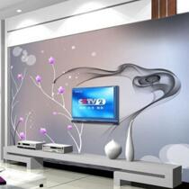 Simple modern bamboo fiber integrated wall panel TV background wall gusset plate quick installation wall panel 3D8D decorative painting