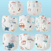 Gauze diaper manufacturer direct supply baby urine meson newborn diaper pure cotton washable baby diaper pants summer
