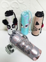 Thermos cup cover wear-resistant and durable water cup bag cartoon glass cup insulated anti-scalding and anti-fall 350ml