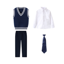 Kindergarten British style garden uniforms for primary and secondary school students school uniforms childrens college style class uniforms vest dresses for boys and girls