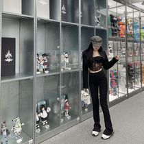 Fashion Korean new style 2024 sexy casual black suit womens spring and autumn jacket short style high-end trend