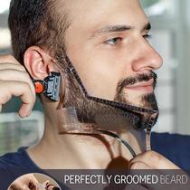 Beard wheel shaping tool beard trimming mold template beard shaping REBE45 type device mens care comb sideburns and beard