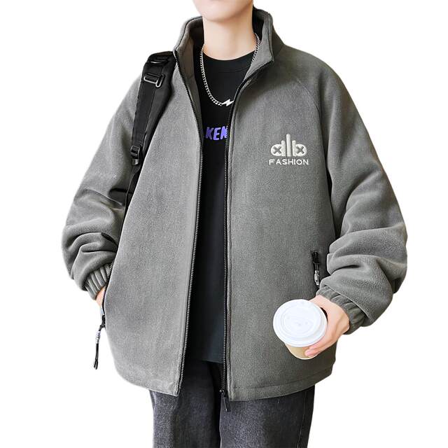 Austrian velvet cotton jacket men's winter thickened new stand-up collar cotton jacket men's winter warm youth cotton jacket