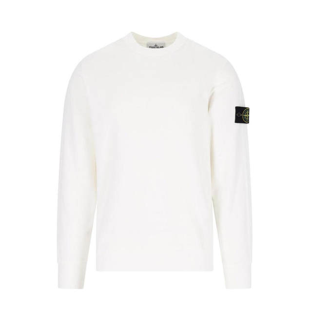 Stone Island Sweater ສີຂາວ