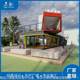 Brand new customized two-story steel structure container sales department exhibition hall sunroom design and construction