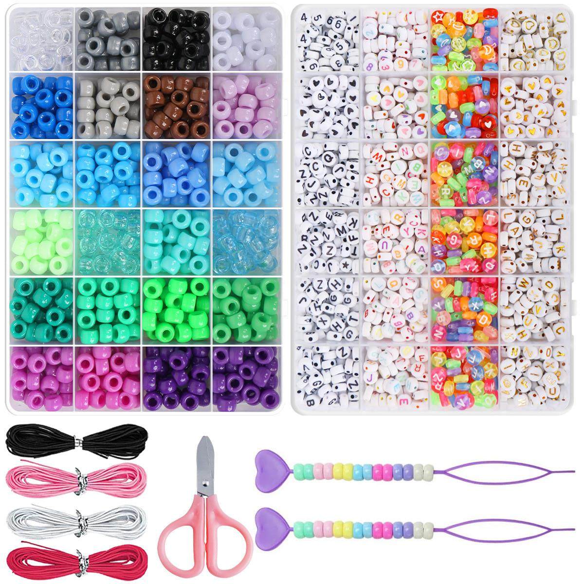 Pony Bead Bracelet Kit for DIY Jewelry Making & Crafts - Product image 6