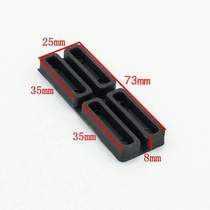 Thermal insulation hollow gasket plastic steel E door and window block - broken bridge installation LOW aluminum alloy tempered glass gasket 8mm curtain wall