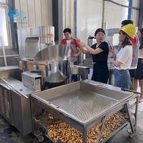 Popcorn equipment 202 new model lz-700mm popcorn machine fully automatic 2 popcorn machine cooling screening line
