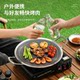 [316L Grill Pan]316L Stainless Steel Barbecue Pan Non-Stick Pan Barbecue Pan Suitable for Gas Stoves and Open Flame Outdoor Use