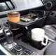 Car-Mounted Small Table Board, Car Cup Holder Tray, Front Seat Interior Storage Rack, Multifunctional Passenger Seat Tray