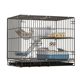 Cat Cage for Home Indoor Use, Double-Layer, Extra-Large Free Space Cat Villa, Two-Story Cat House, Cat Supplies with Toilet