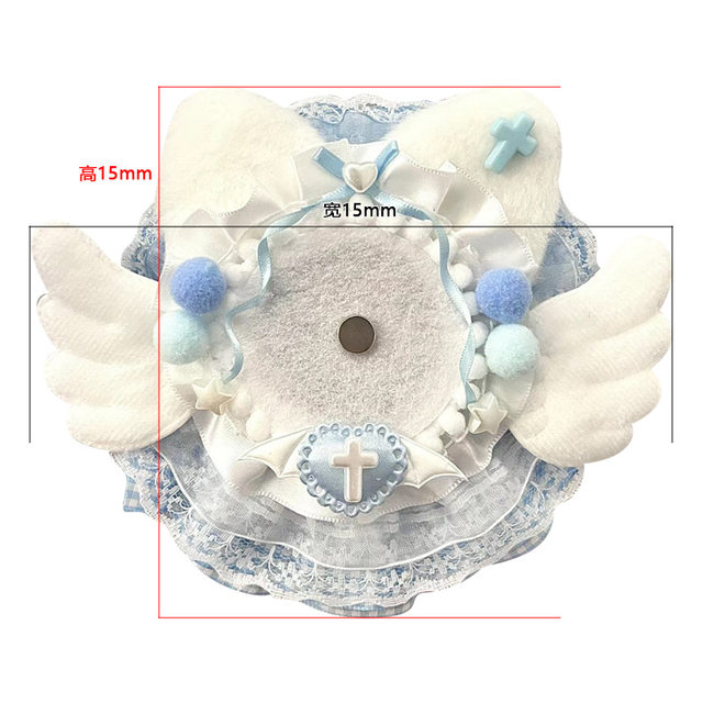 Baji Protective Cover Plush Two-Dimensional 75mm58 Badge Millet Pain Bag Gumei Storage Pendant Out Cat Ears 63