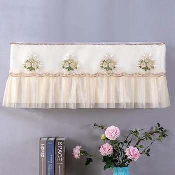 Four-Season Air Conditioner Dust Cover, No Need to Remove When the Unit Is On, Full Coverage Midea Bedroom Wall-Mounted Air Conditioner Cover