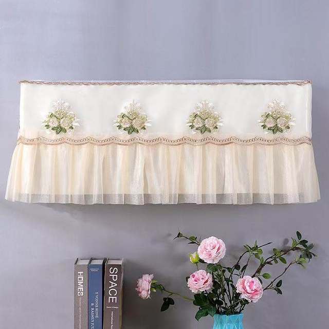 Four-Season Air Conditioner Dust Cover, No Need to Remove When the Unit Is On, Full Coverage Midea Bedroom Wall-Mounted Air Conditioner Cover