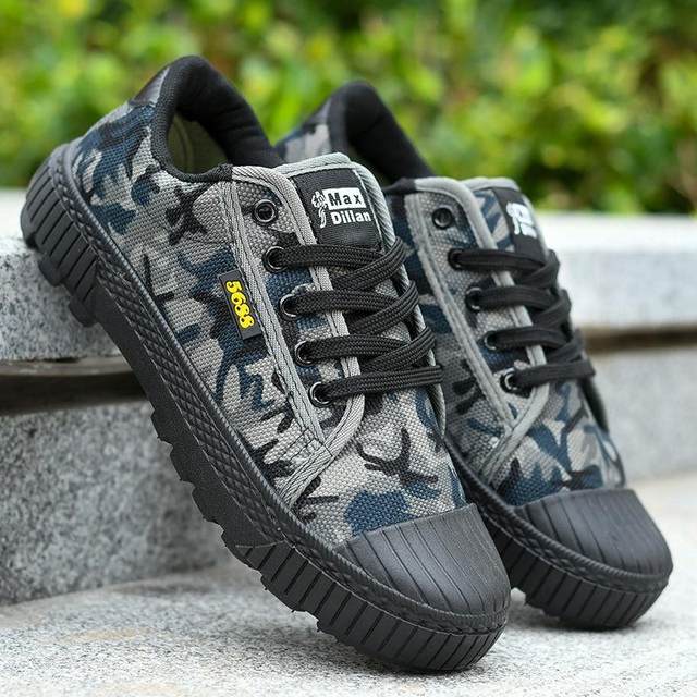 New Style Liberation Shoes for Summer, Canvas, Breathable, Wear-Resistant, Non-Slip, Outdoor Construction Site Safety Shoes, Hiking Shoes, Dad Shoes