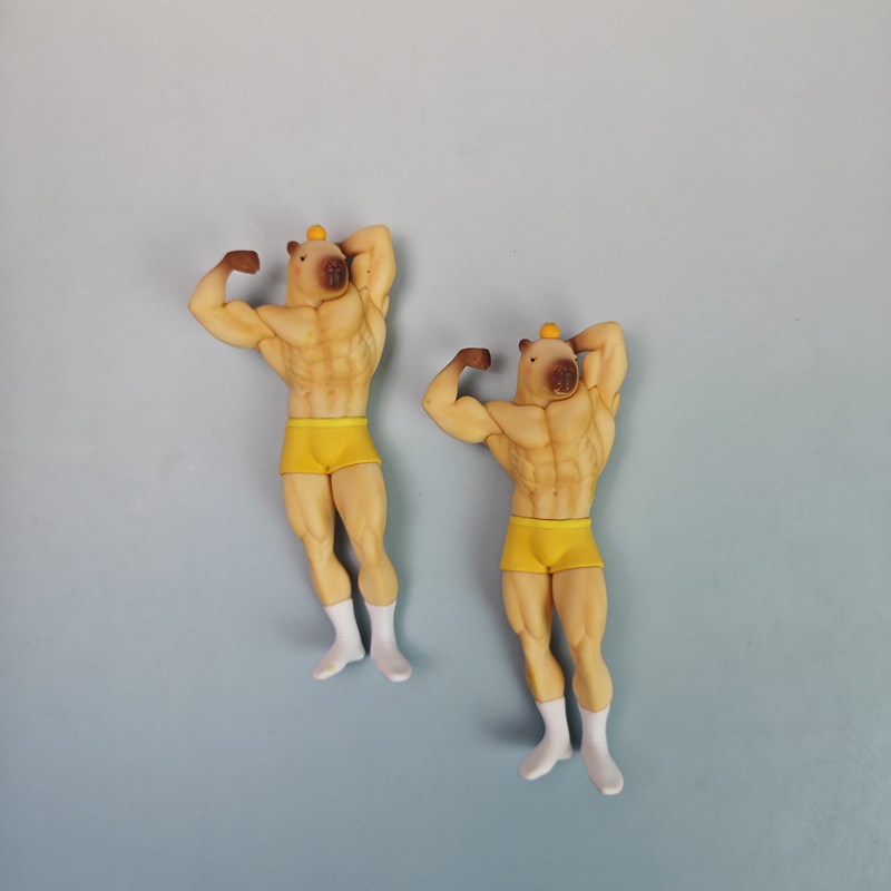 Bulk Goods Genuine Luck Moai Capybara Series Blind Box Muscle Version Cute